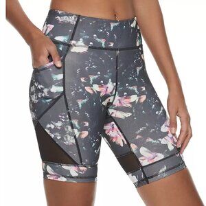 Women's FILA SPORT Mesh Panel Bike Shorts Size S